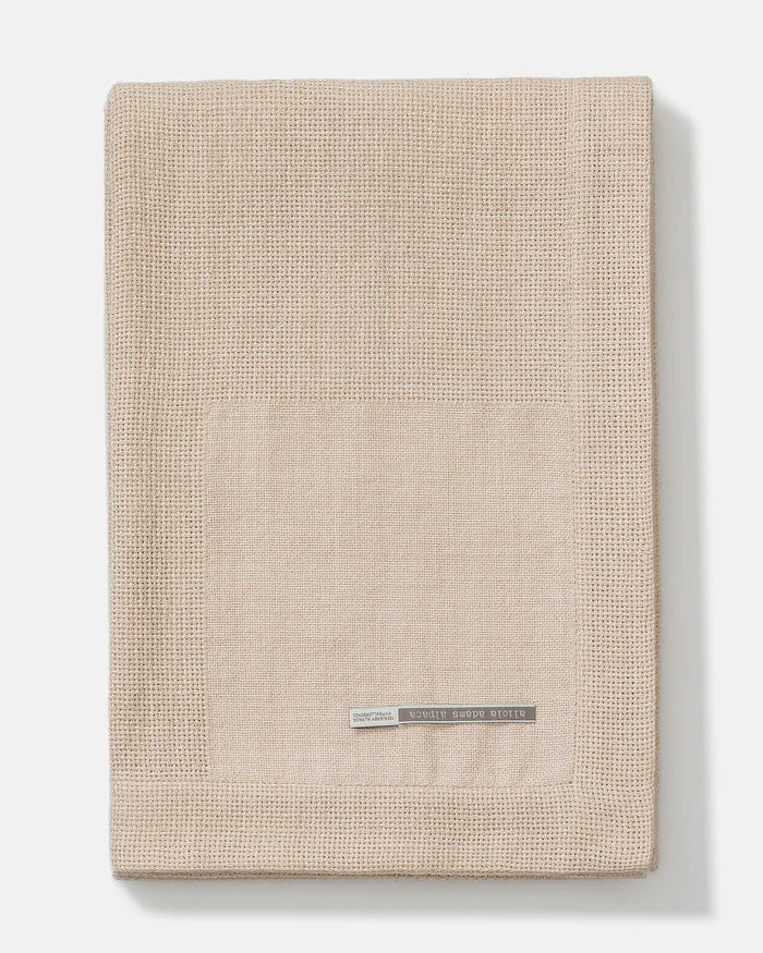 Alpaca Ibiza Throw - Ecru