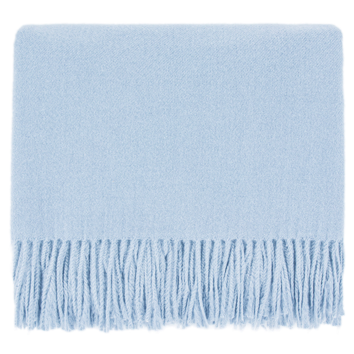 Edinburgh powder blue throw blanket
