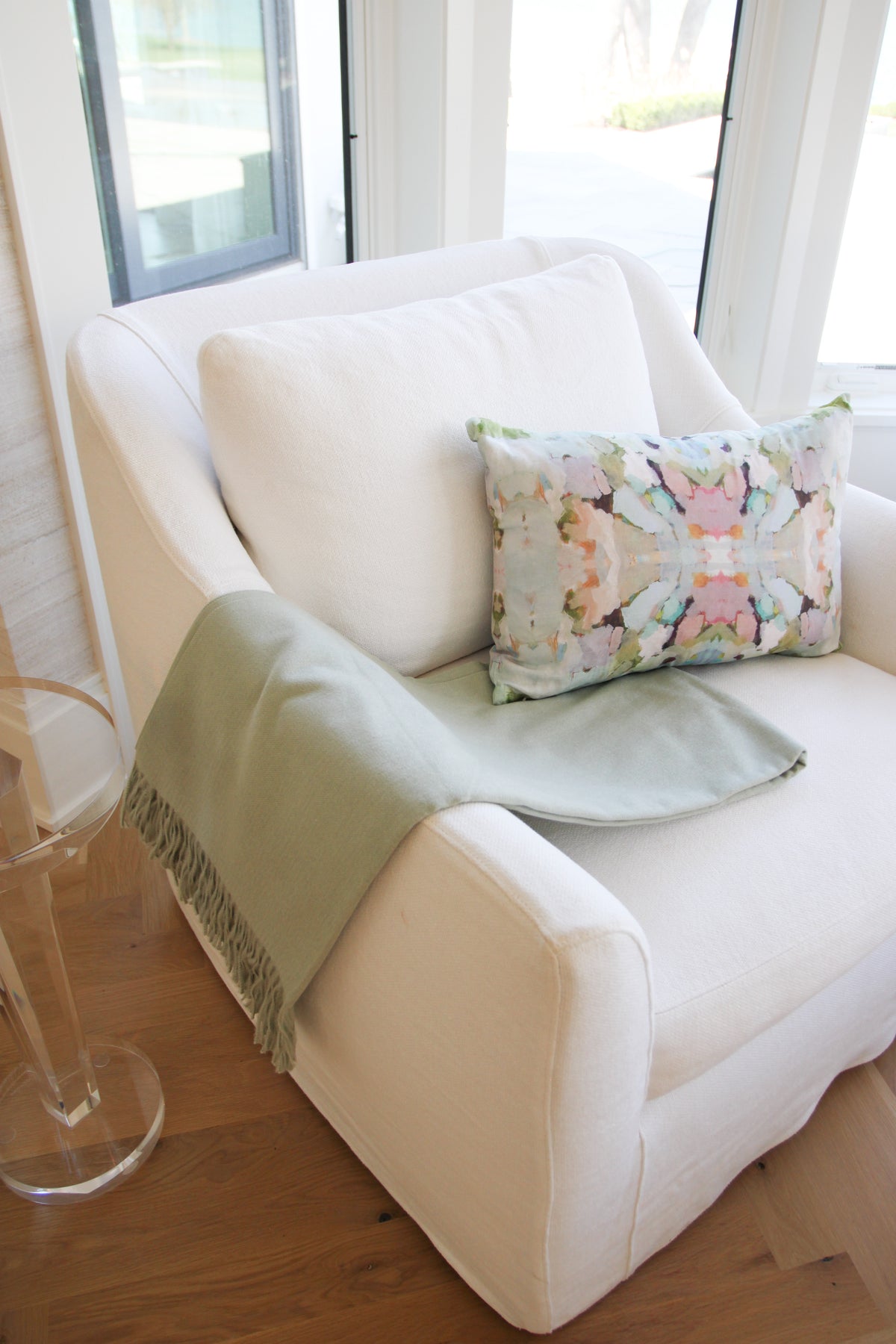 Edinburgh Throw - Celadon