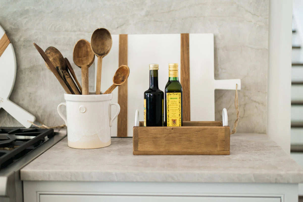 White Rectangle Mod Charcuterie Board - Medium