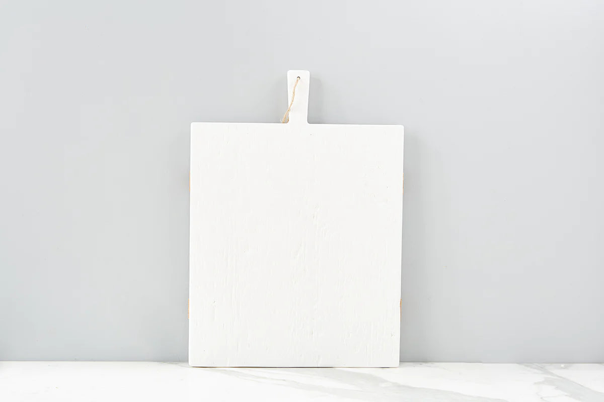 White Rectangle Mod Charcuterie Board - Medium