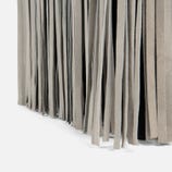 Hallie Stool - Light Gray Suede