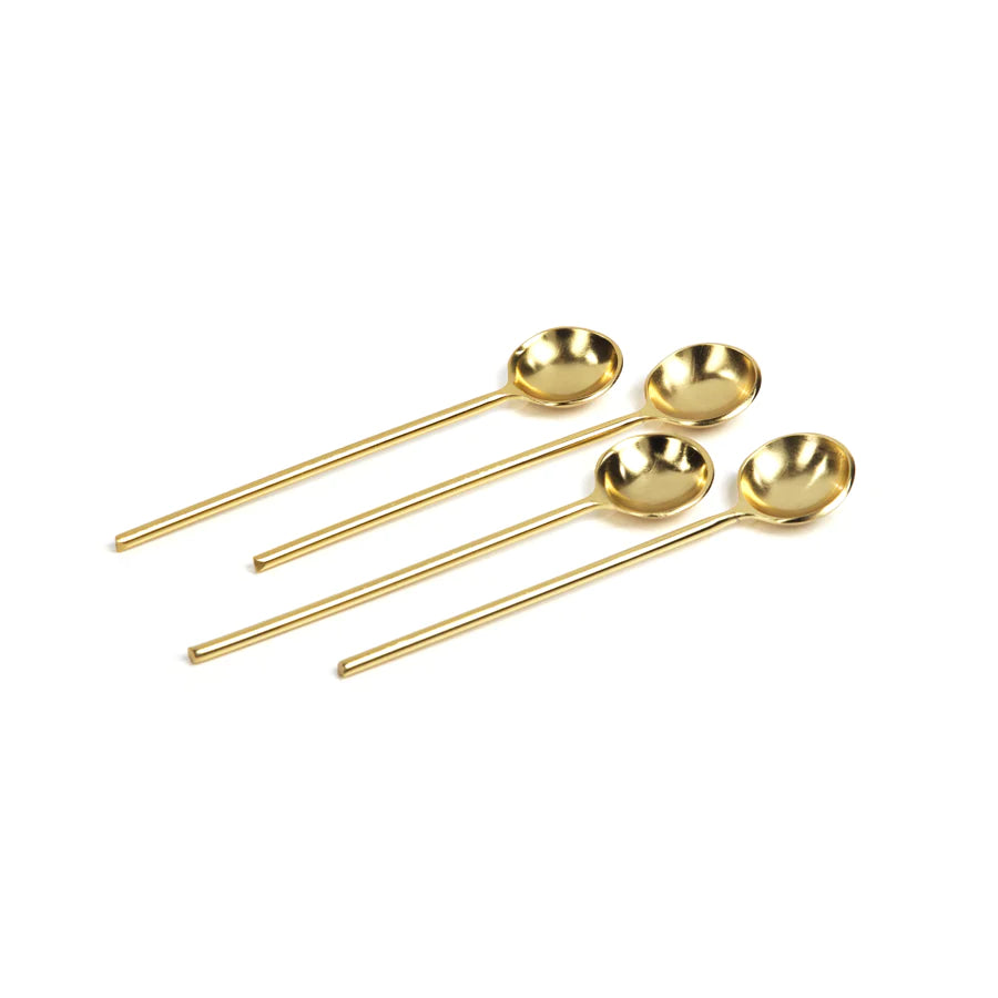 Set of 4 Maroc small tea spoons