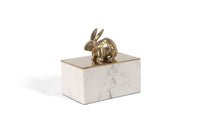 Kanina Decorative Box - Brass and Marble