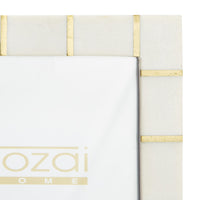 Brass lines on 5x7 photo frame
