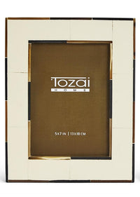 Milano 5" x 7" Photo Frame with Horn Inseam