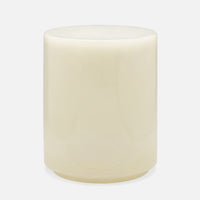 Murni Stool - Pearl White Cast Resin
