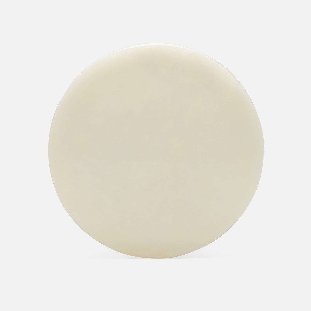 Murni Stool - Pearl White Cast Resin
