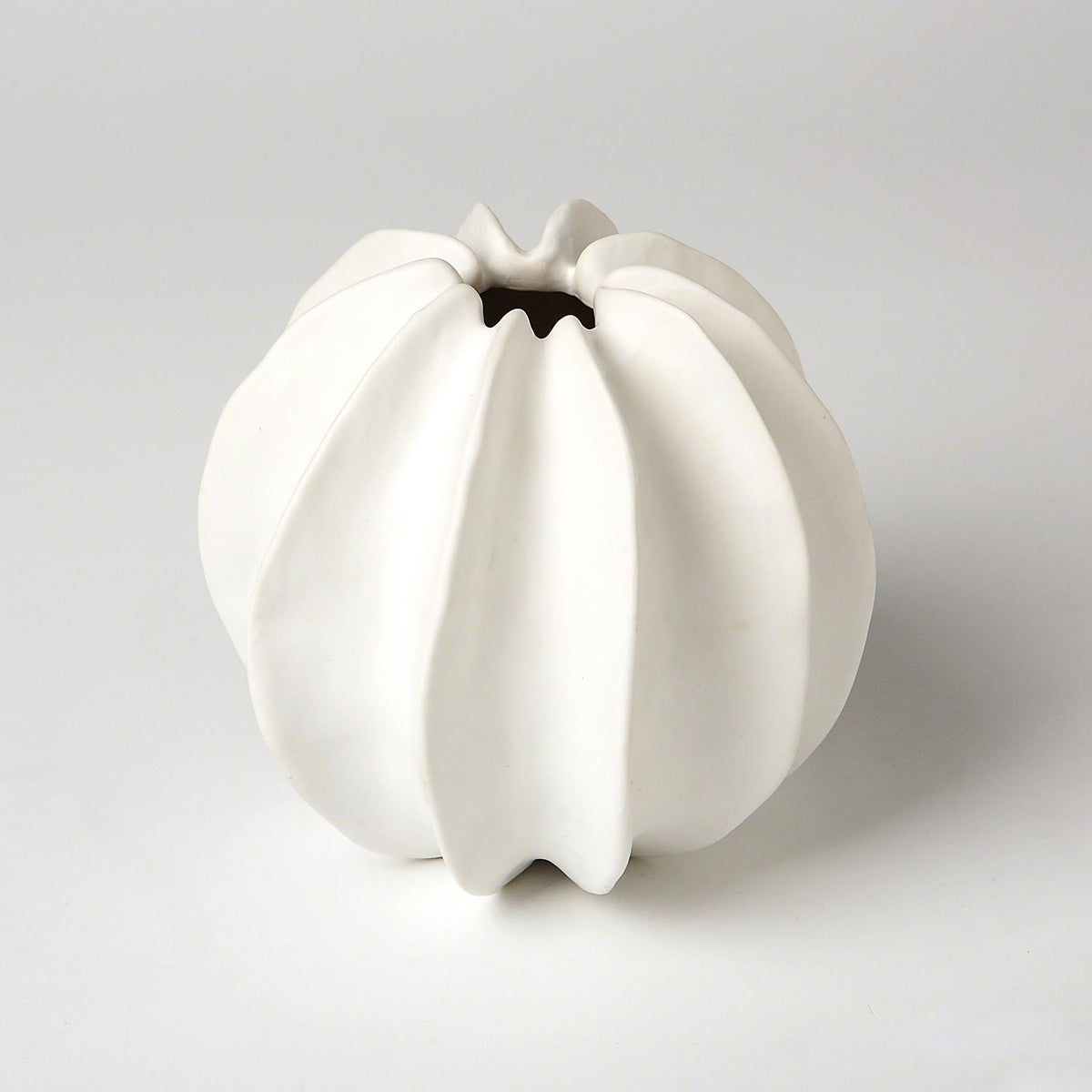 Sea star white vase
