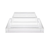 Solid Acrylic Riser Square Display Base - Multiple Sizes