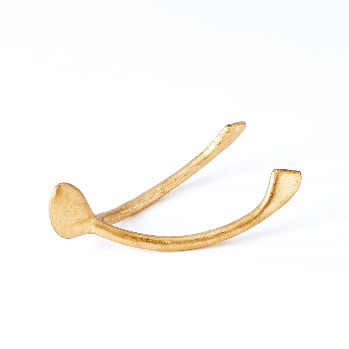 Medium goldleaf Wishbone paper weight