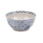 Chain Bowl Blue and White
