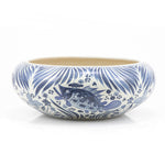 Shallow Bowl Blue And White Fish Motif Large
