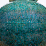 Jar Speckled Green Plaid Medium