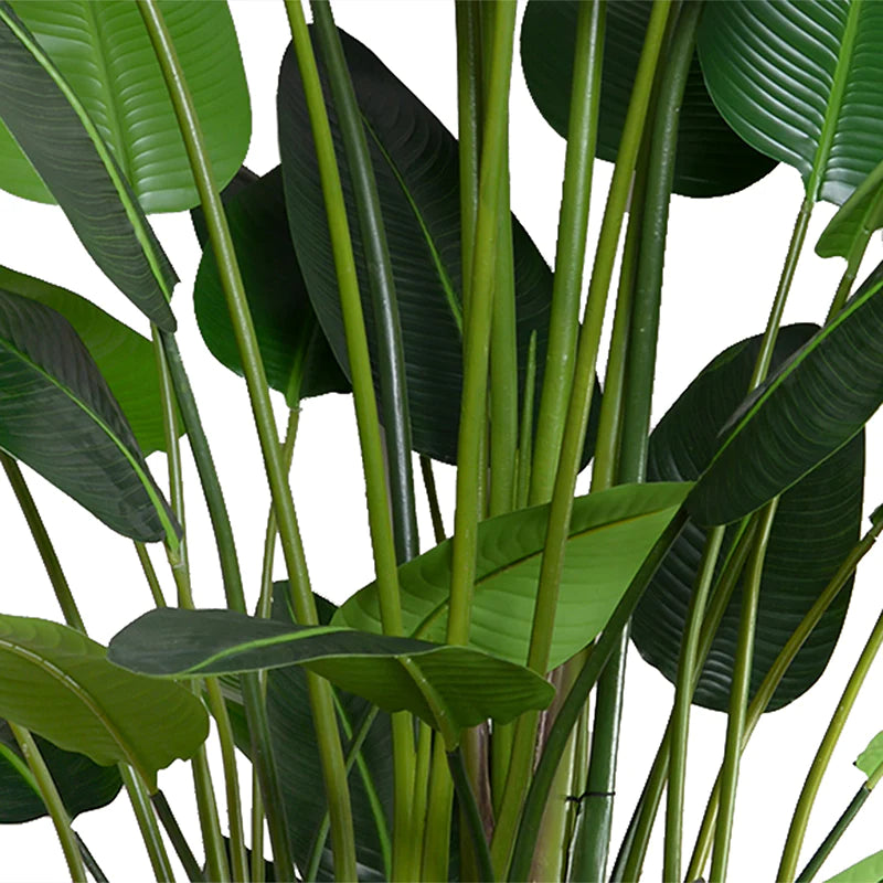 Stalks and leaves of 10' artificial palm tree
