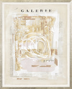 Parisienne Page XIV by Gayle Harismowich Framed Artwork - 17 x 21