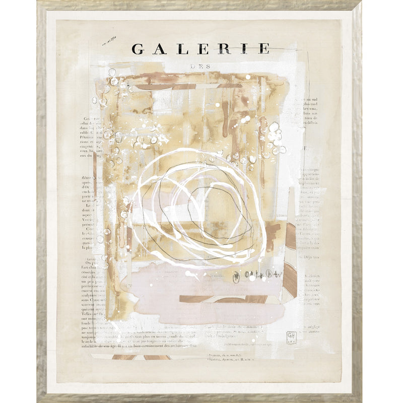 Parisienne Page XIV by Gayle Harismowich Framed Artwork - 17 x 21