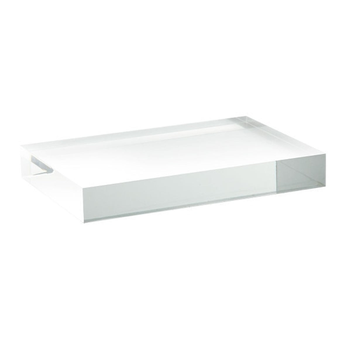 Solid Acrylic Riser Rectangular Display Base - Multiple Sizes