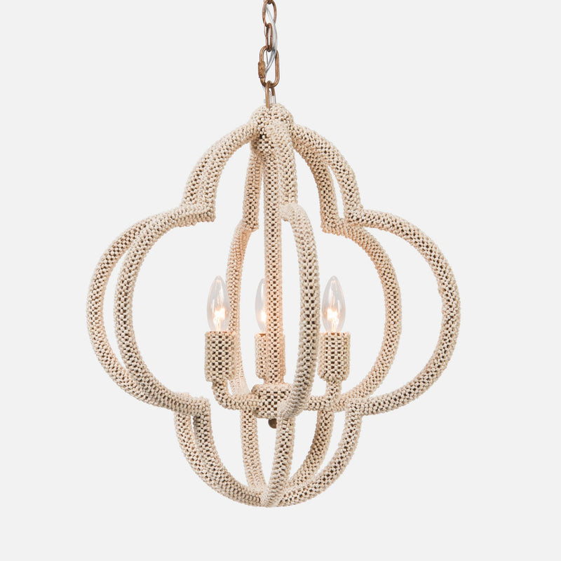 Astin Chandelier - Natural Coco Beads 20x22