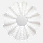 Ava Mirror - White Shell Resin 48 inch