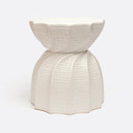 Bea Stool - Glossy White Ceramic