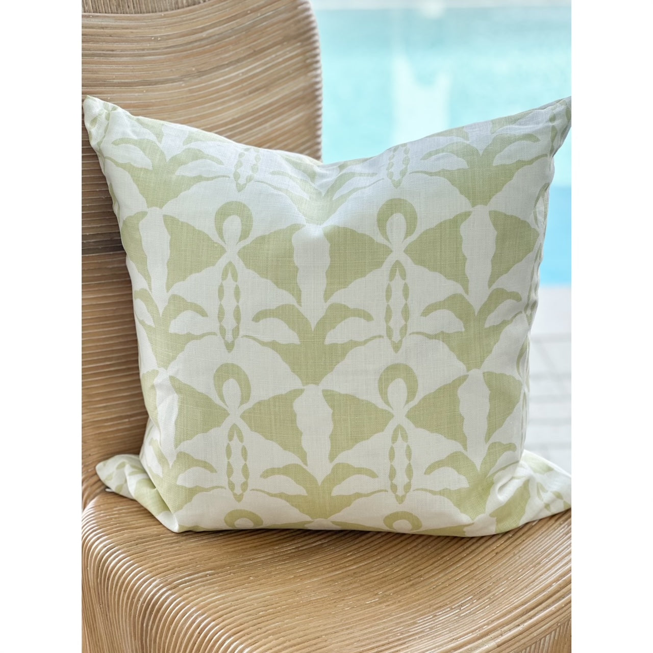 Capretto Chartreuse Pillow 22x22