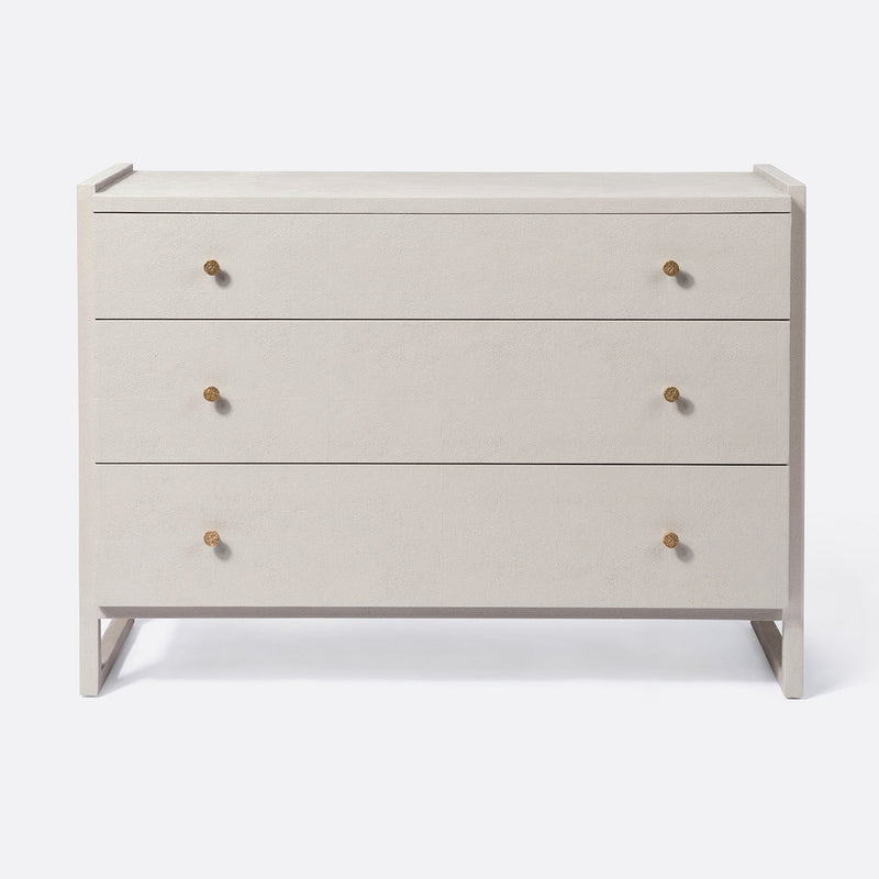 Carrigan Dresser - French Gray Vintage Faux Shagreen 48 Inch