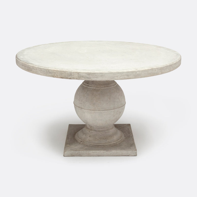 Cyril Dining Table - Round Light Gray 60 Inch Diameter