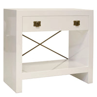 Dalton Nightstand - White