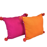 Dandi Pillow - Shocking Pink / Firecracker