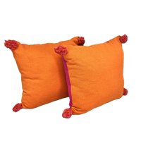 Dandi Pillow - Shocking Pink / Firecracker