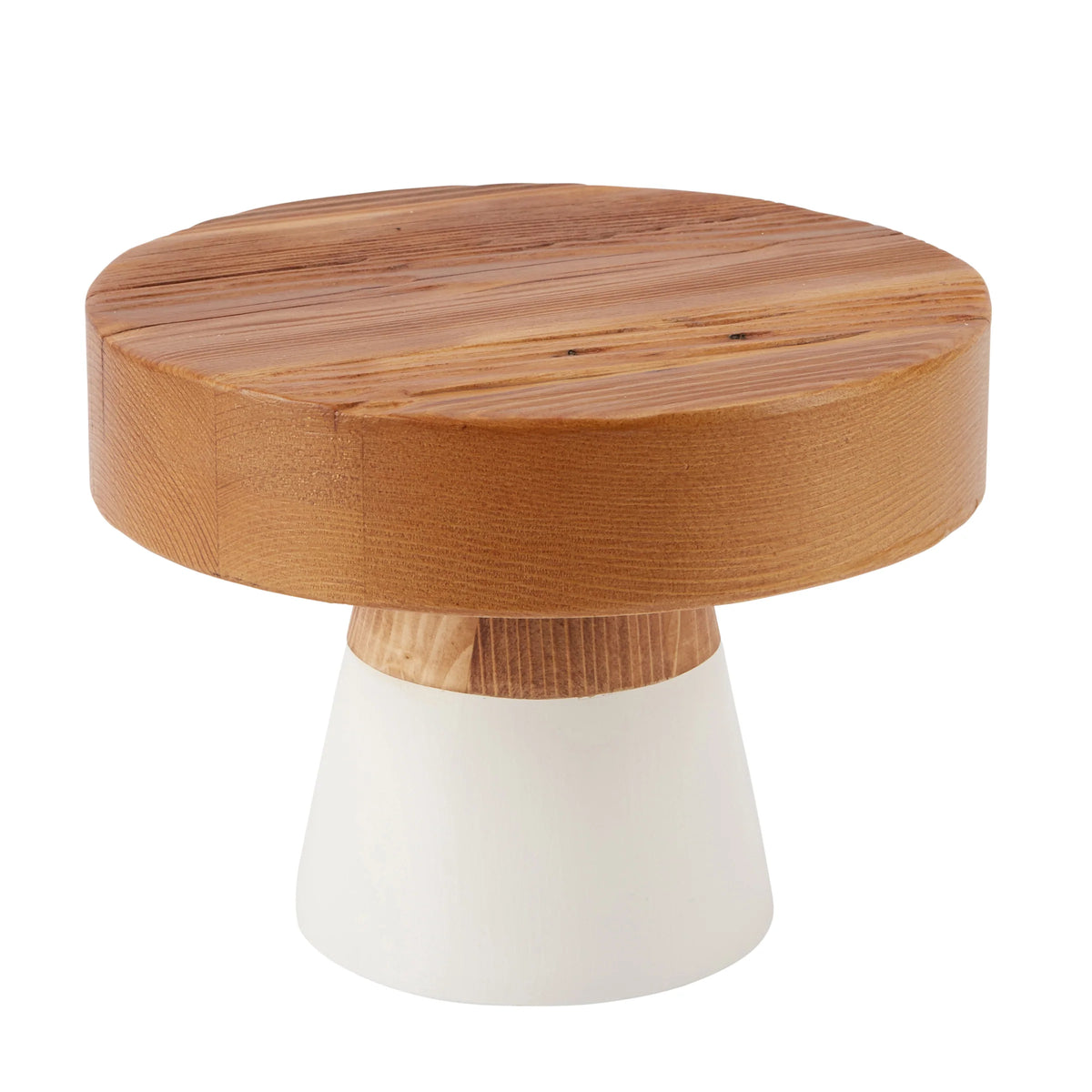 Cake Stand White Mod Block - Small