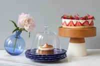 Cake Stand White Mod Block - Small