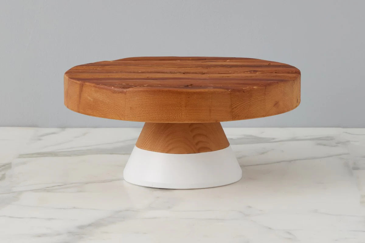 Cake Stand White Mod Block - Large