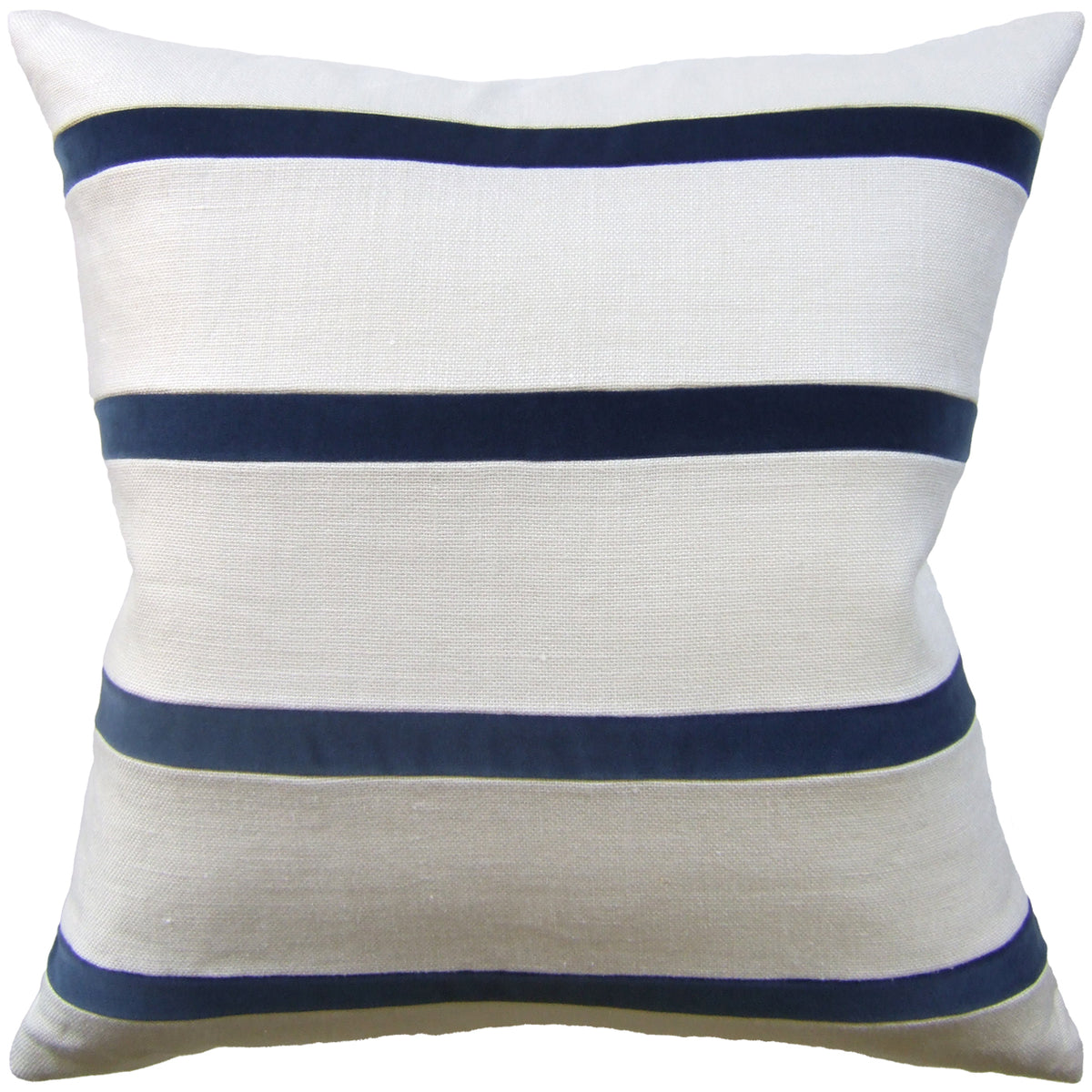 Giorgio Linen Stripe Throw Pillow - 22x22