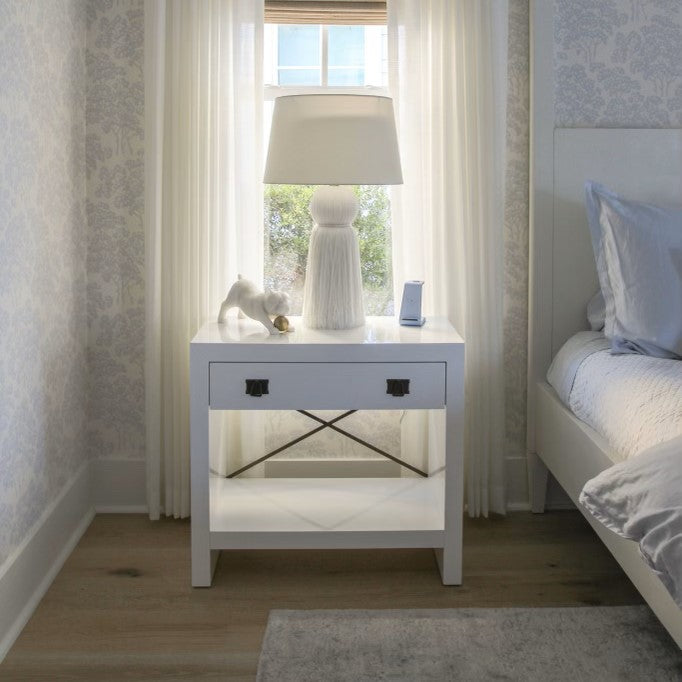 Dalton Nightstand - White