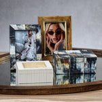 White Bone Chips and Brass Box
