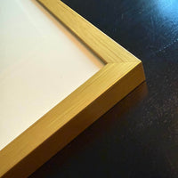 La Bleu Merveille Intaglio 4 Framed Artwork - 16 x 16