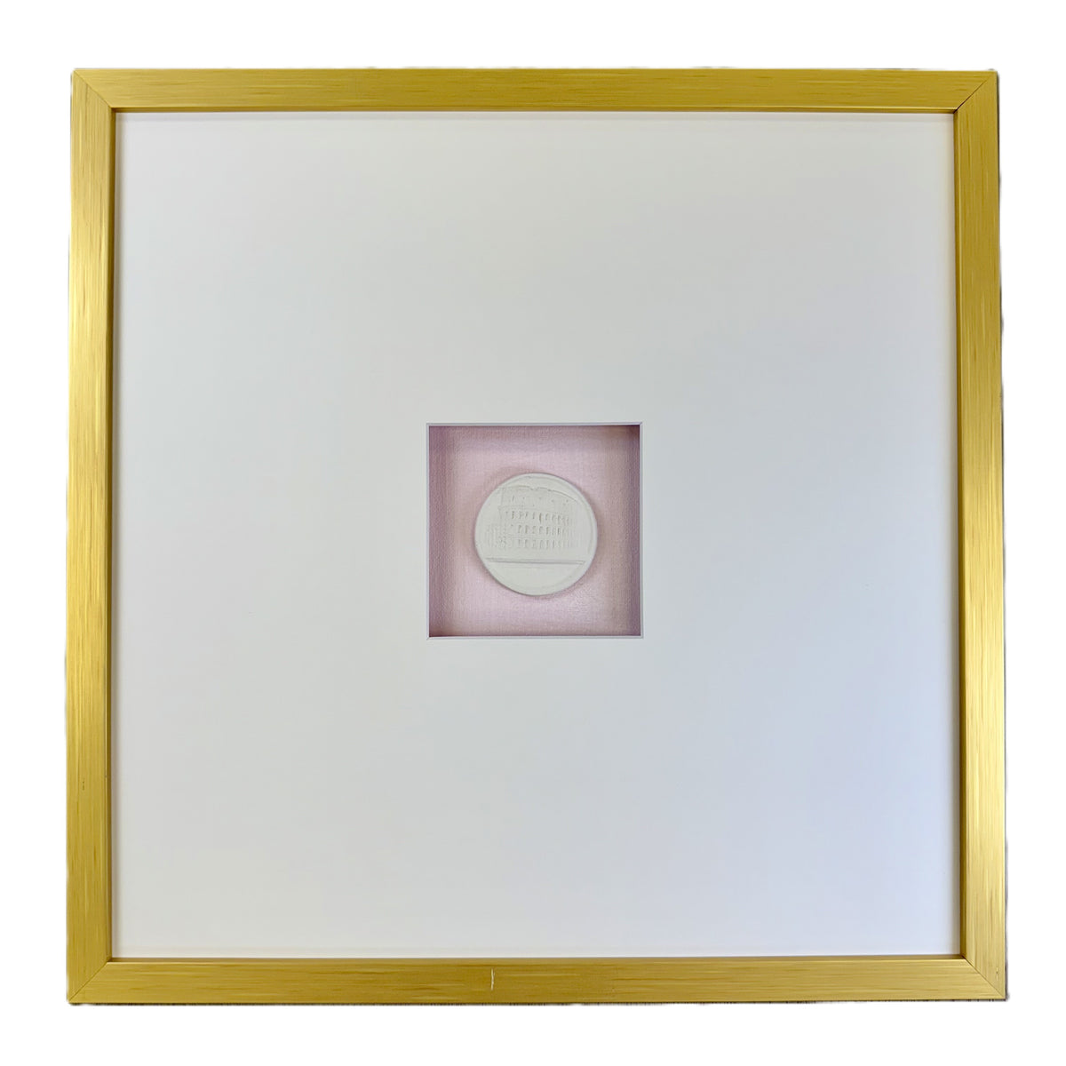 La Rose Merveille Intaglio 1 Framed Artwork - 16 x 16