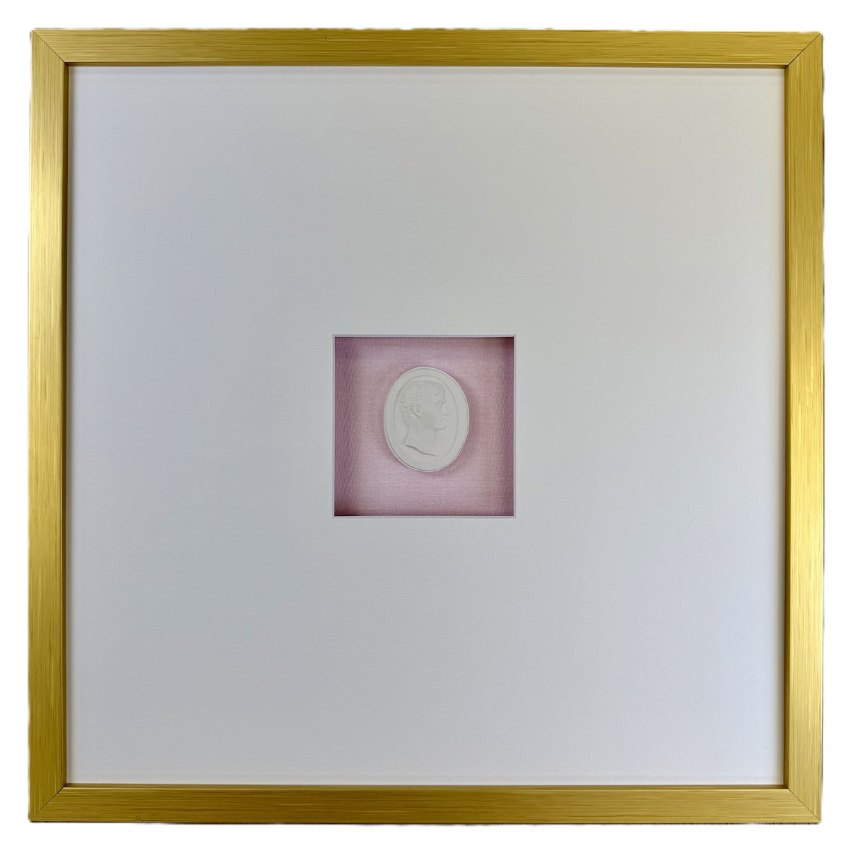 La Rose Merveille Intaglio 2 Framed Artwork - 16 x 16