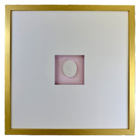 La Rose Merveille Intaglio 2 Framed Artwork - 16 x 16