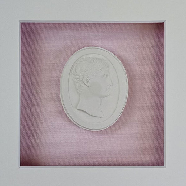 La Rose Merveille Intaglio 2 Framed Artwork - 16 x 16