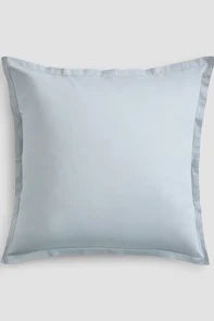 Suave Egyptian Cotton Sateen Euro Sham - Pale Blue