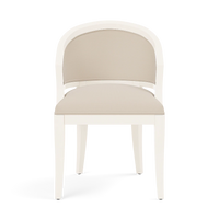 Sylvie Dining Chair - White Satin Mahogany