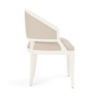 Sylvie Dining Chair - White Satin Mahogany