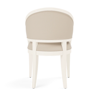 Sylvie Dining Chair - White Satin Mahogany