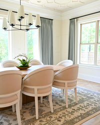 Sylvie Dining Chair - White Satin Mahogany