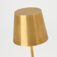Nevis Accent Rechargeable Table Lamp - Natural Brass