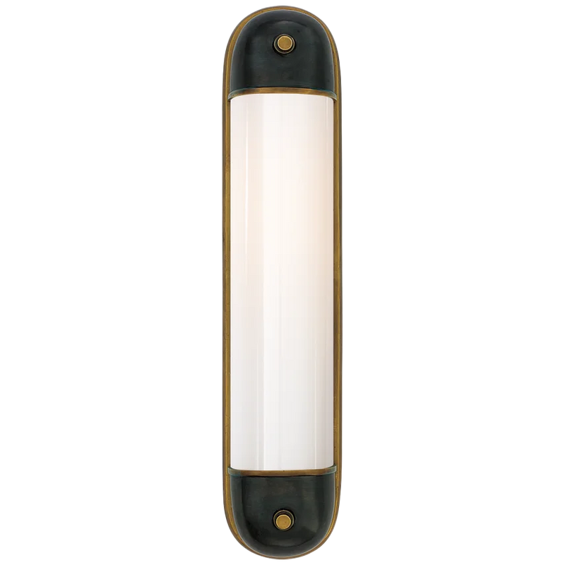 Selecta Long Sconce - Bronze with Antique Brass