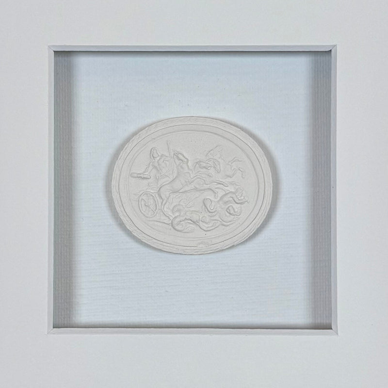 La Creme Memoire Intaglio 2 Framed Artwork - 8 x 8